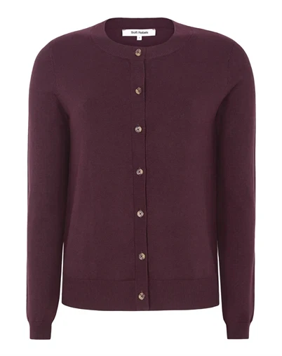 Soft Rebels - SRMarla Strik Cardigan - Vinyard Wine